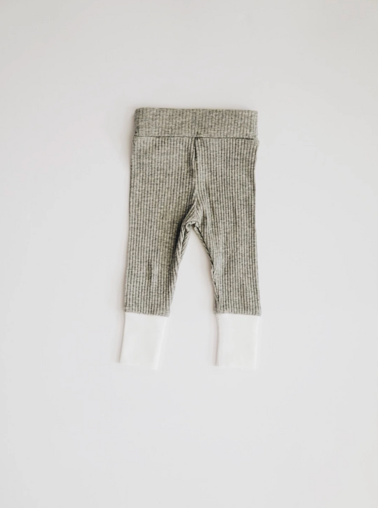Ribbed Set // Heather Grey