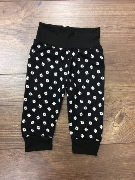 Joggers // Geometric Black & White