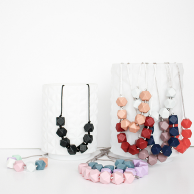 Geo Teething Necklace