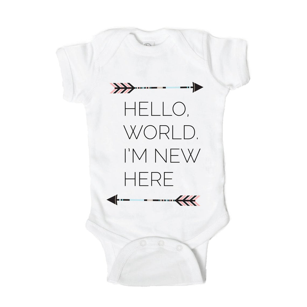 
                
                    Load image into Gallery viewer, Hello World // Onesie (Newborn)
                
            