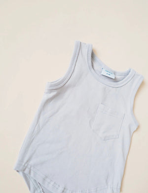 Pocket Tank Top // Mist