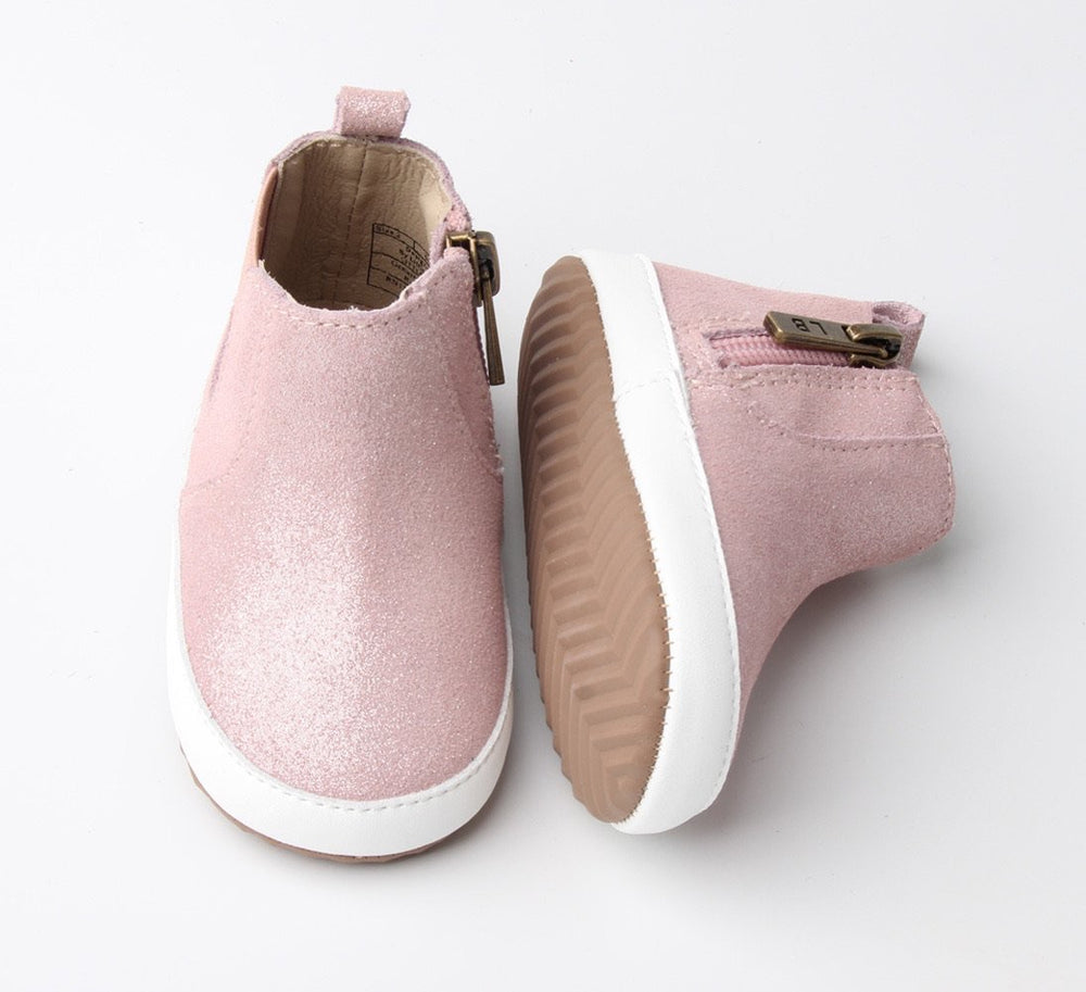 Sparkle Pink Zip Boot // SIZE 2