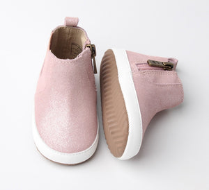 Sparkle Pink Zip Boot // SIZE 2
