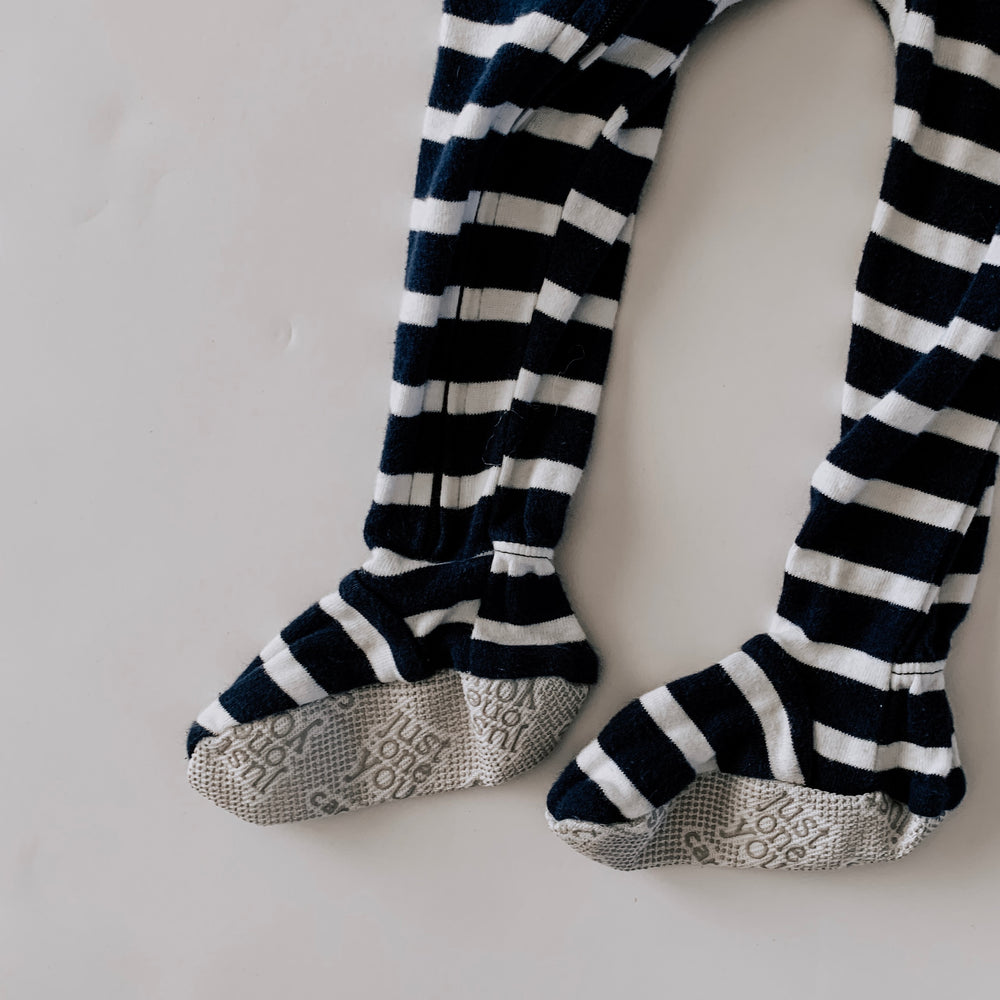 Zip Up Footie Pajamas // 12 Month