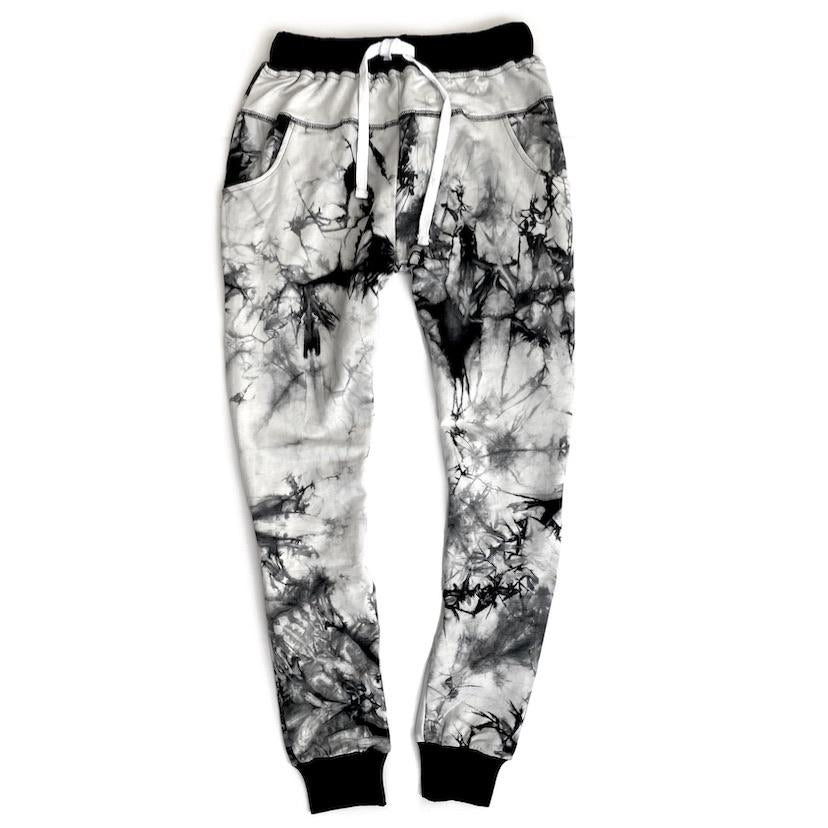 MAMA // Tie Dye Joggers // BLACK