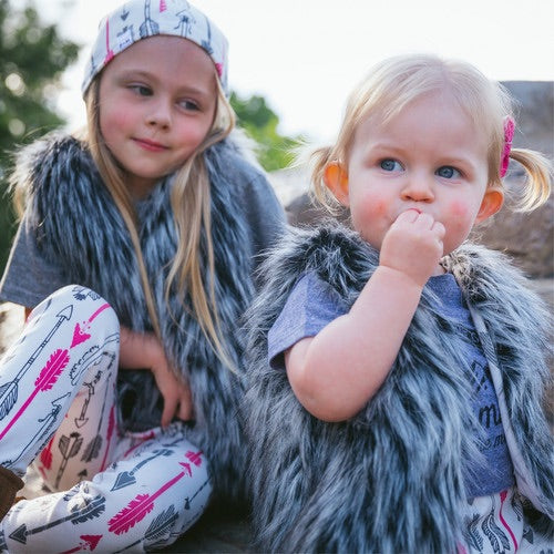 Fur Vest // Grey