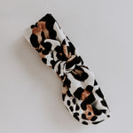 Knot Bow Headband // Leopard