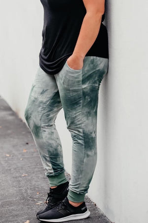 MAMA // Tie Dye Joggers // SAGE