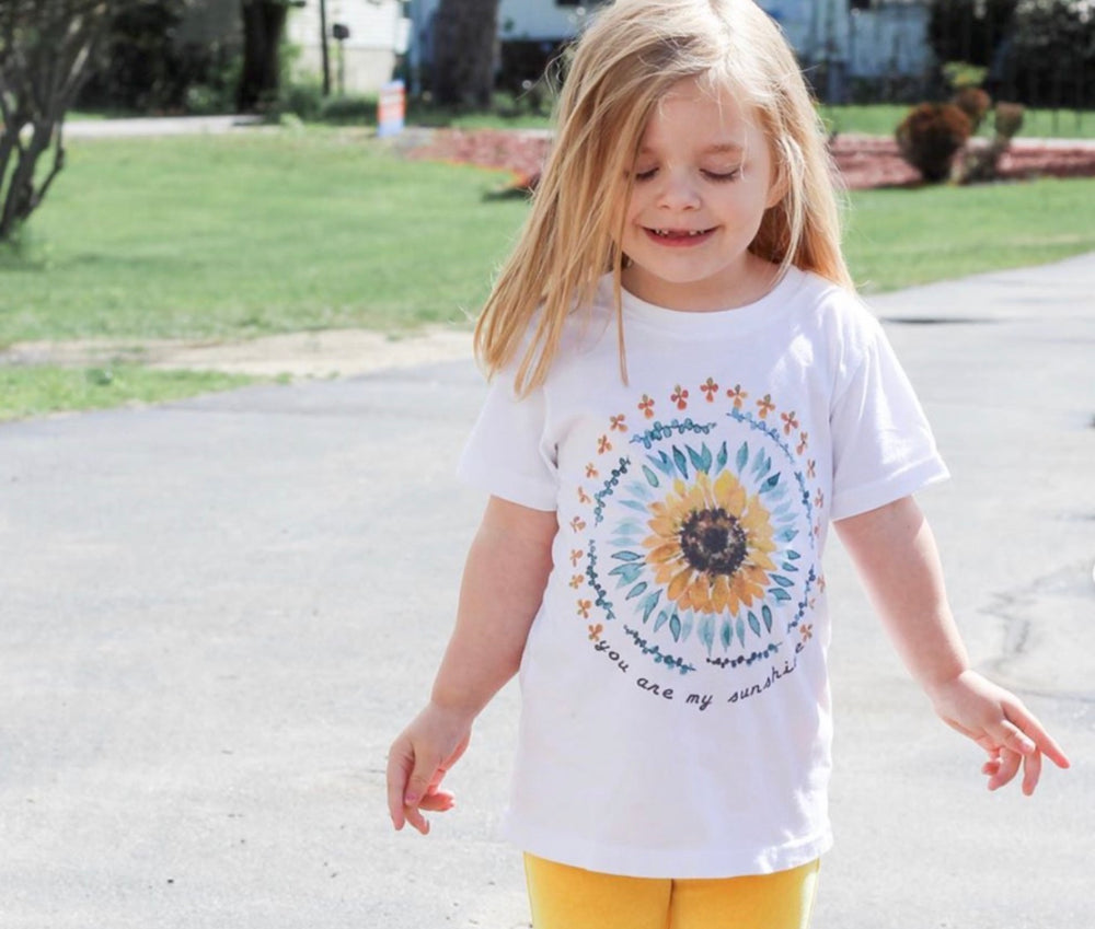 “You Are My Sunshine” Tee // White