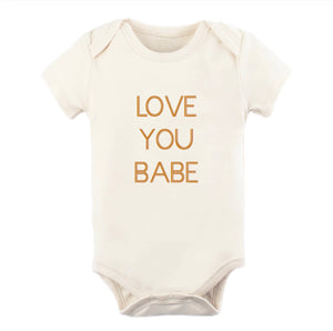 “Love You Babe" Bodysuit // Natural