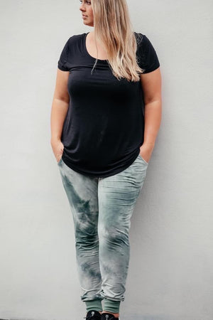MAMA // Tie Dye Joggers // SAGE