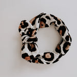 Knot Bow Headband // Leopard