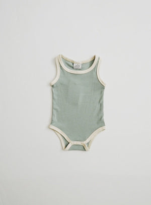 
                
                    Load image into Gallery viewer, Ribbed Bodysuit // OCEAN
                
            