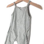 Tank Stripe Romper // Black // 0-3 Month