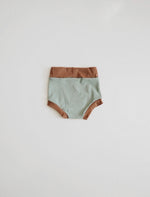 Ribbed Colorblock Bloomer // OCEAN