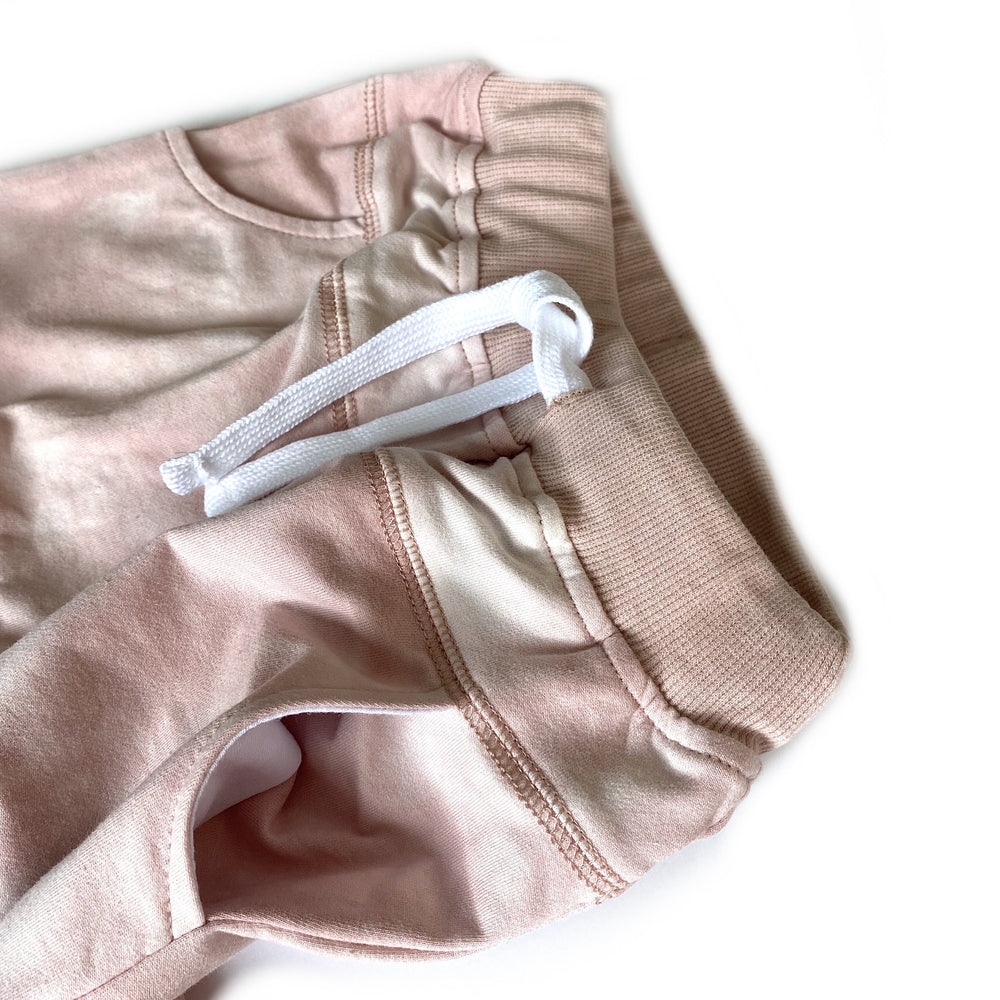 Tie Dye Joggers // Blush