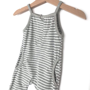 
                
                    Load image into Gallery viewer, Tank Stripe Romper // Grey
                
            