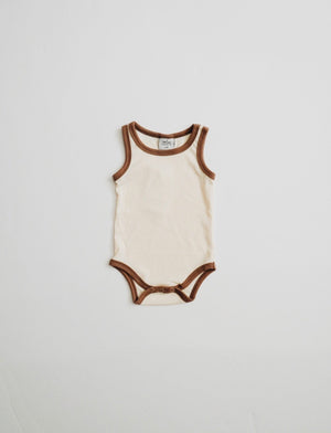 Ribbed Bodysuit // CREAM