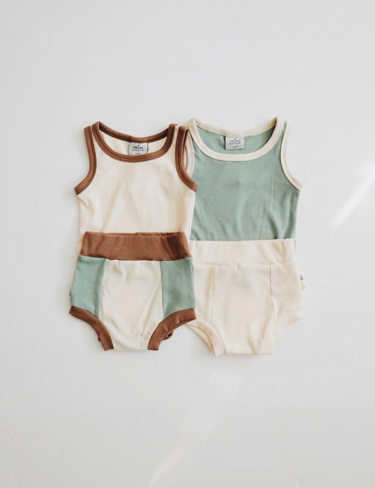 Ribbed Bodysuit // CREAM