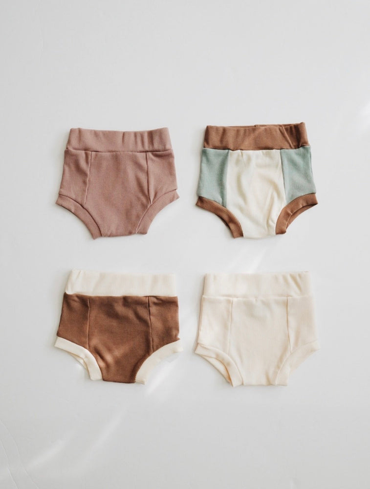 Ribbed Bloomer // Chocolate Cream