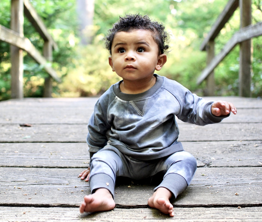 Tie Dye Pullover // CHARCOAL