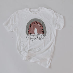 MAMA // "The Darker The Storm" Tee // White