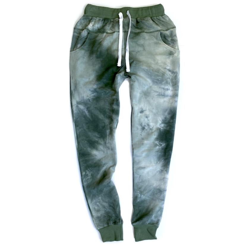
                
                    Load image into Gallery viewer, MAMA // Tie Dye Joggers // SAGE
                
            