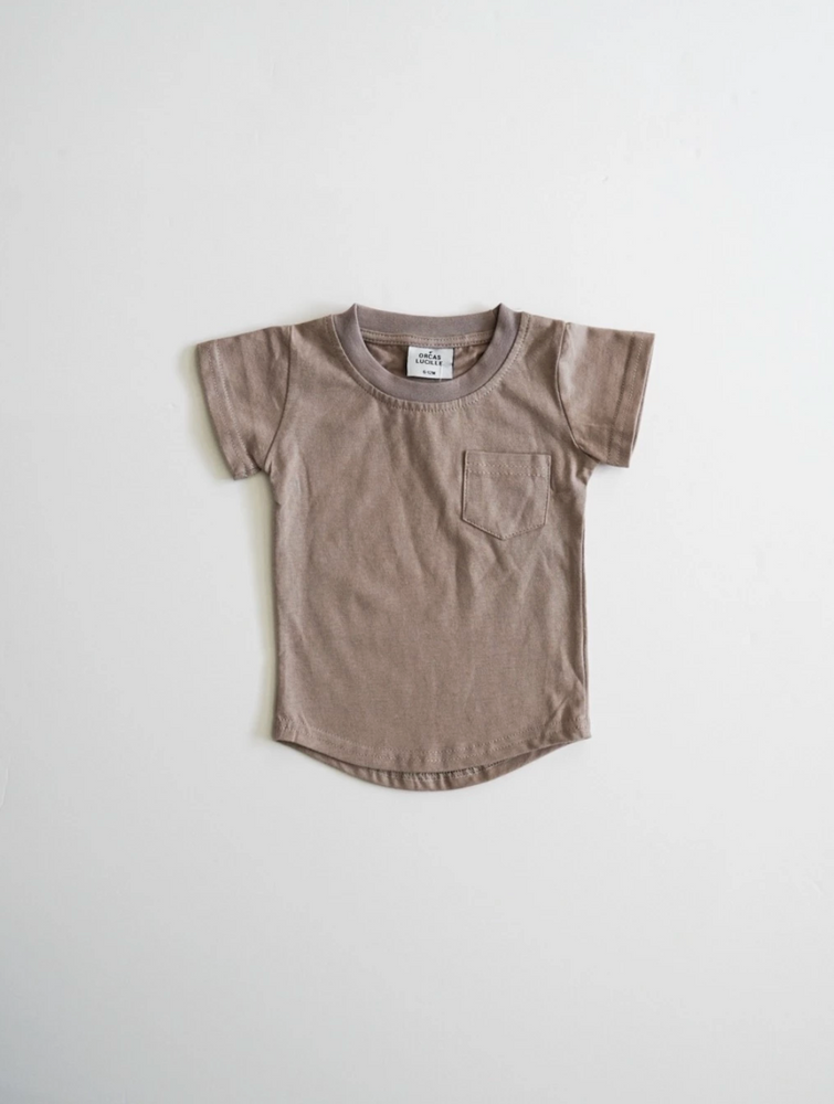 Brushed Cotton Tee // Mushroom