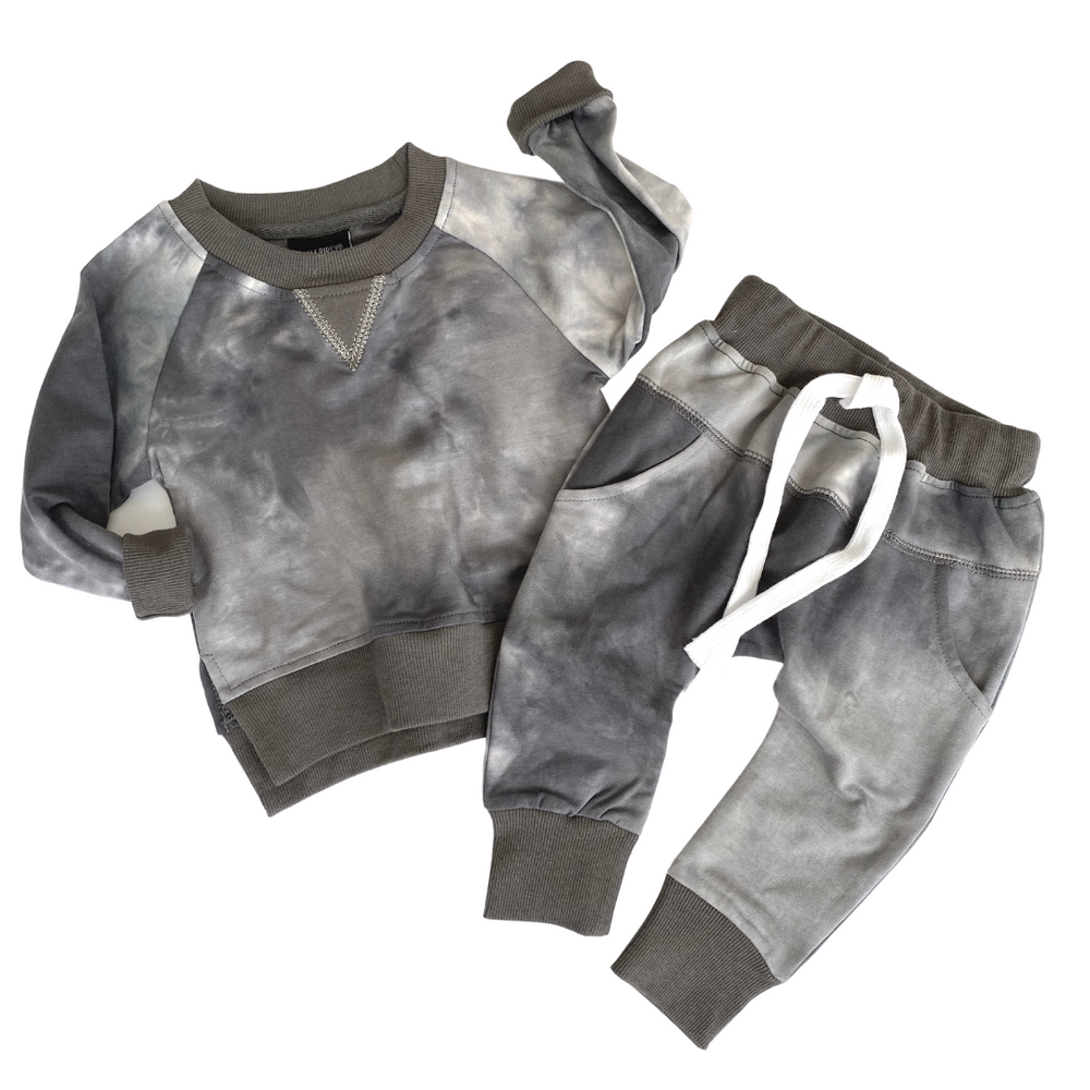 Tie Dye Pullover // CHARCOAL