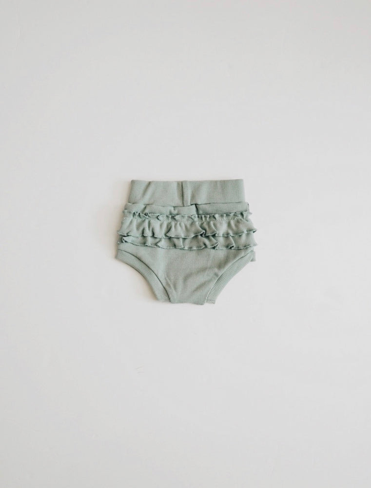 Ribbed Ruffle Bloomer // OCEAN