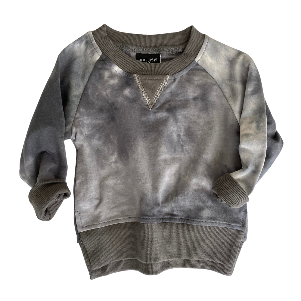 Tie Dye Pullover // CHARCOAL