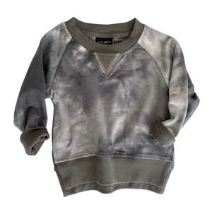 Tie Dye Pullover // CHARCOAL