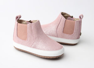 Sparkle Pink Zip Boot // SIZE 2