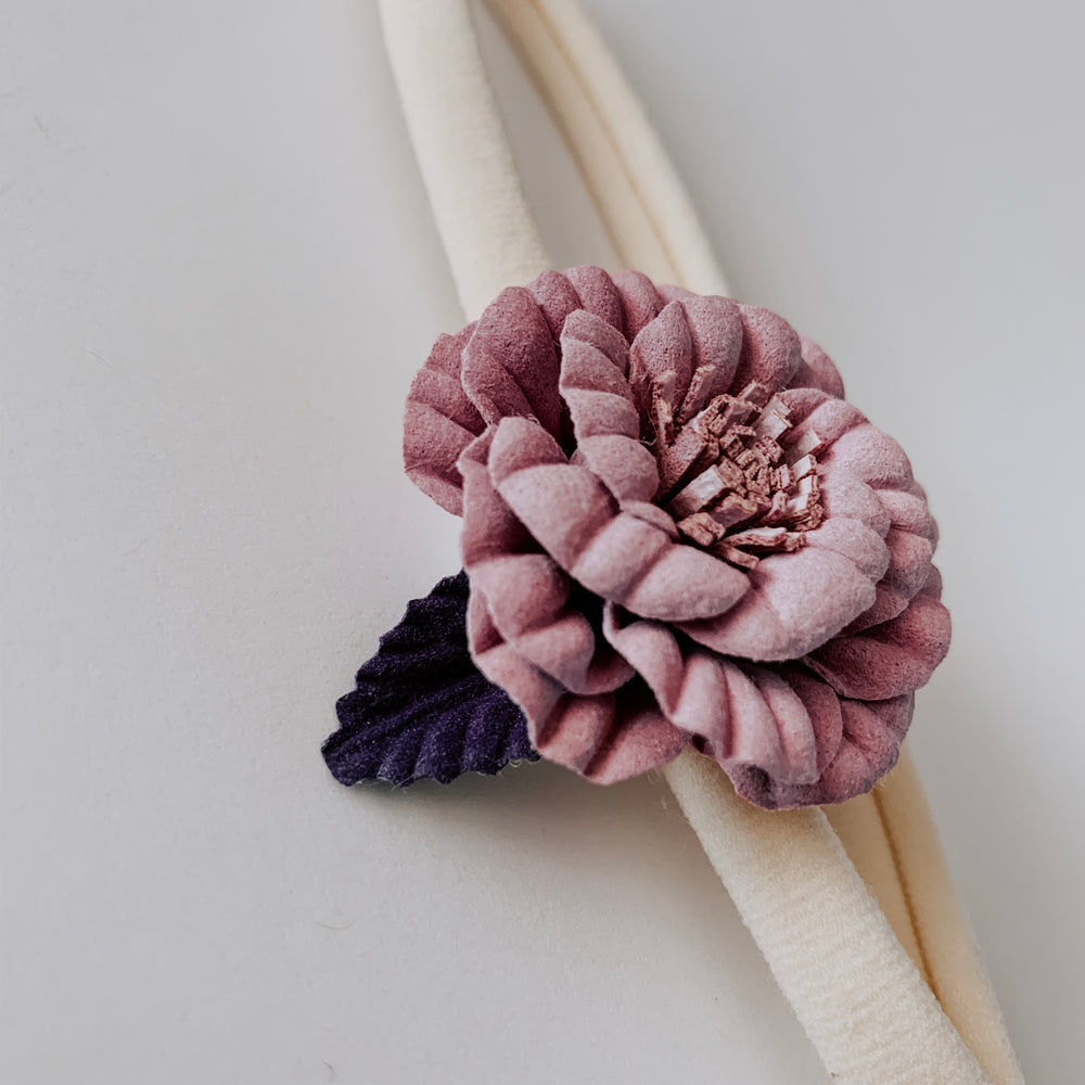 
                
                    Load image into Gallery viewer, Flower Headband // Lavender &amp;amp; Purple
                
            