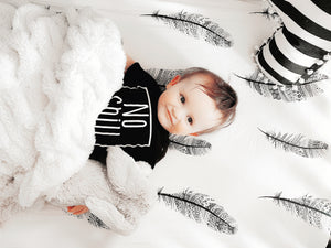 “No Chill” onesie // BLACK